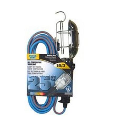 Power Zone ORTL020625 Trouble Light, 12 Amp, 125 V, 1500 Watts, 25'