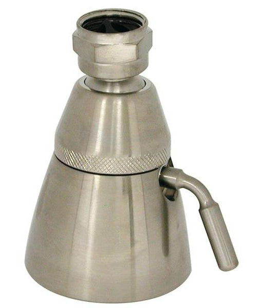 Danco 89245 Universal Premium Showerhead, Brass, Brushed Nickel, 2.5 Gpm