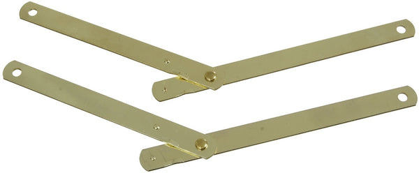 National Hardware N327-346 DPB1894 Table Leg Braces, 9-1/2", Brass