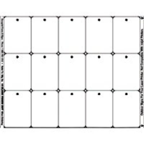 Docuprint Forms & Signs Store Signs & Tags 2"x2.25", White