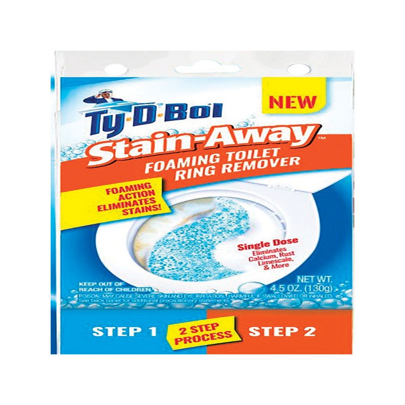 Ty-D-Bol 411000.6T Stain Away Foaming Toilet Ring Remover, 4.5 Oz