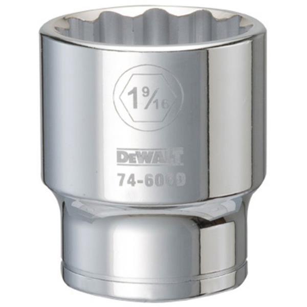 DeWalt DWMT74606OSP SAE 12 Point Socket, 3/4" Drive, 1-9/16"