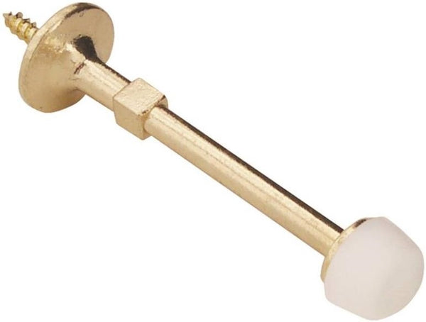 Prosource H20-Z020-PS Baseboard Doorstops, Polished Brass