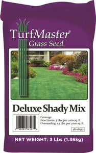 TurfMaster 28-08557 Deluxe Shady Mix Grass Seed, 3 Lbs