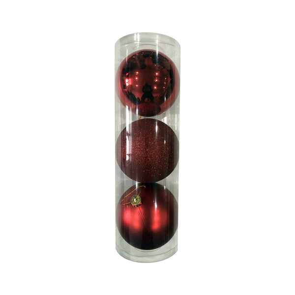 Santas Forest 99403 Christmas Ball Ornaments, Pack of 3