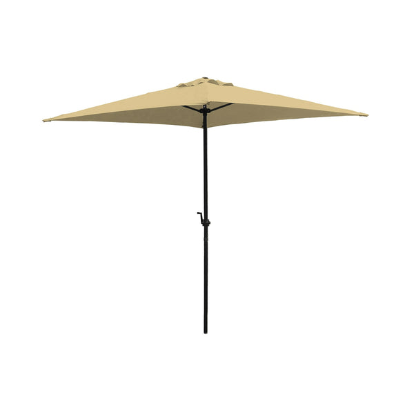 Seasonal Trends UMQ65BKOBD-04 Crank Umbrella, Taupe, 6.5'