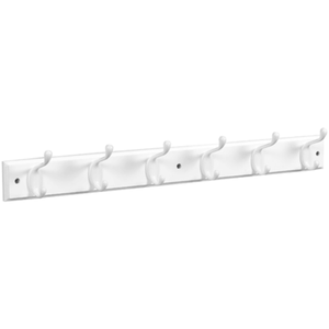 Stanley Hardware 827-071 Hookrail, White, 27" x .6" x 2.75"