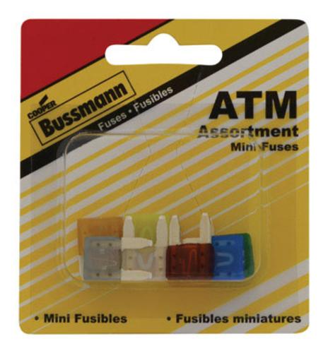 Bussmann BP/ATM-A8-RP Mini Fuse Kit, 8/Card