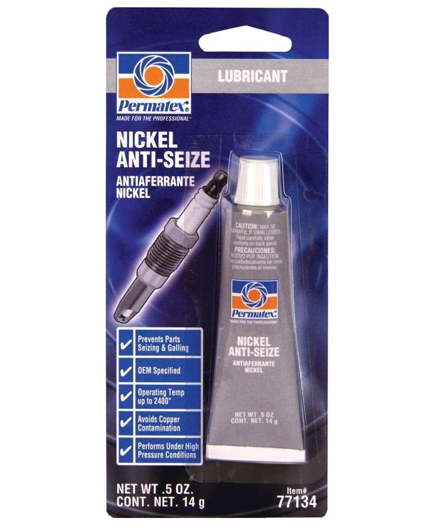 Permatex 77134 Nickel Anti Seize Lubricant, 0.5 Oz Tube