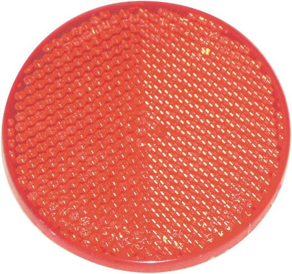US Hardware RV-657C Round Reflector, 2", Red