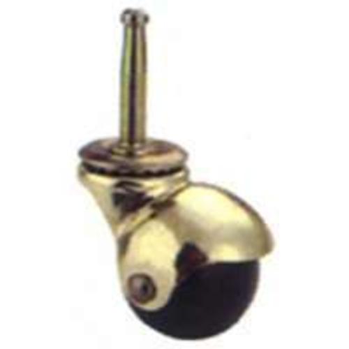 Mintcraft JC-E02-3L Hooded Stem Caster 1-5/8" - Bright Brass