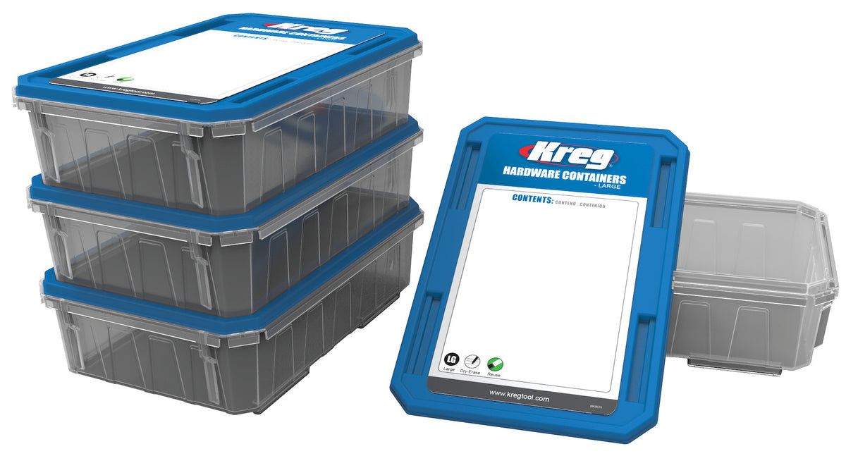 Kreg KSS-L Hardware Container, Large, Set of 4