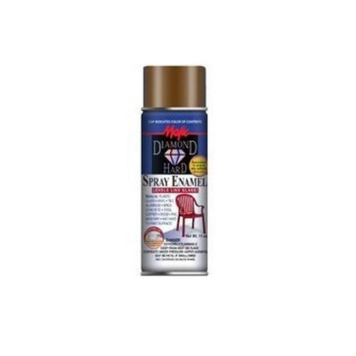 Majic 8-21502-8 Diamondhard Spray Paint, 11 Oz, Dark Brown
