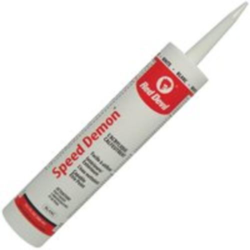 Red Devil 00131CA Speed Demon Acrylic Latex Caulk, White, 10.1 Oz