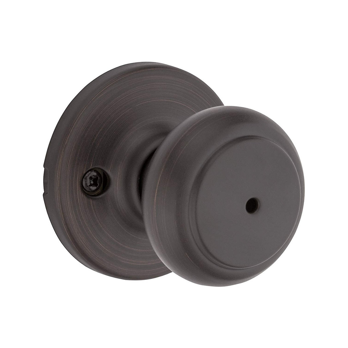 Kwikset 300CV11PRCALRCSV1 Cove Signature Round Door Knob, Venetian Bronze