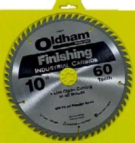 Oldham 10060TP 60T Carbide Tip Circular Saw Blade 10"