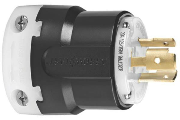 Arrow Hart AHL1020P Twistlock 3-Wire Plug, 20 Amp