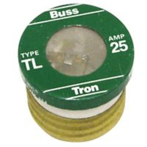 Bussmann TL-25 Time Delay Tl Plug Fuse, 25 Amp