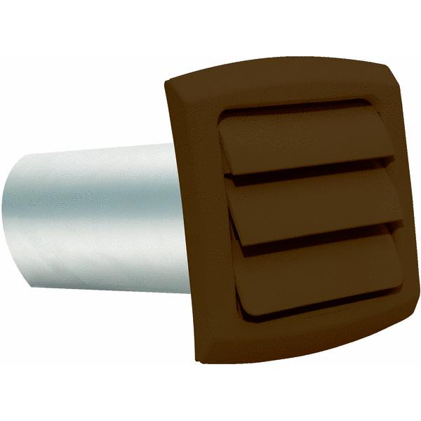 Dundas Jafine BLH4BZW Louvered Style Vent Hood, 4", Brown