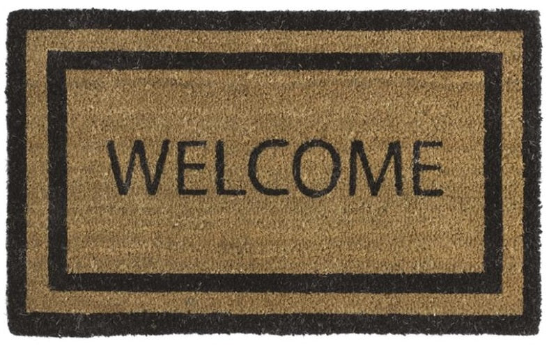 WJ Dennis CORRBW2436 Wel Come Door Mat, 24" x 36"