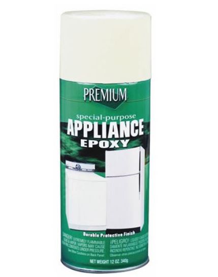Premium 208420 Appliance Epoxy Spray Paint, 12 Oz, Almond