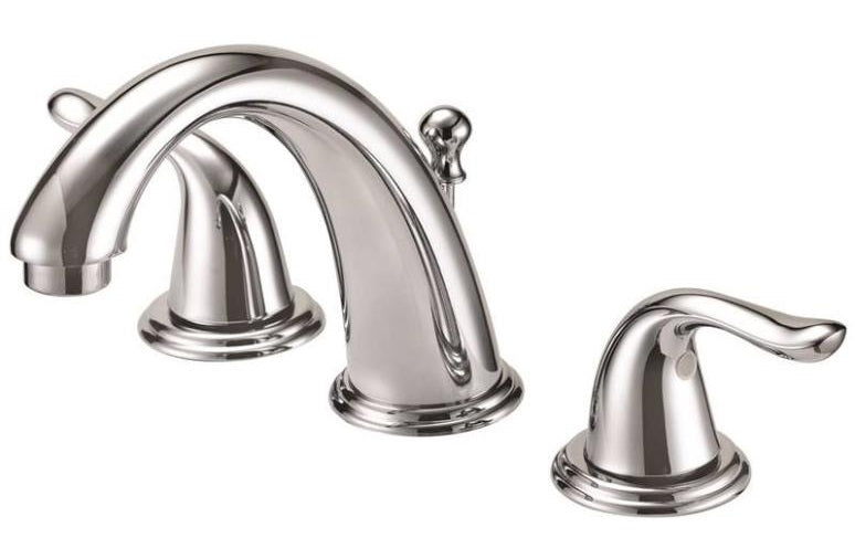 Boston Harbor TQ-FW6B0000CP Lavatory Faucet With Plastic Pop-Up, 4" Center, Lever Handle