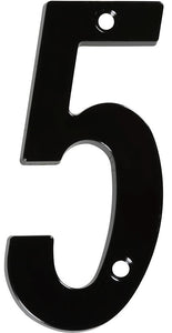 National Hardware N238-675 V871 #5 House Numbers, 4", Black