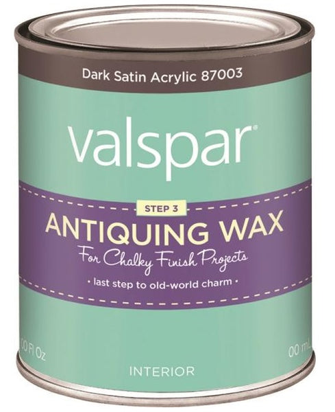 Valspar 87003 Antiquing Wax, Step 3, Pint