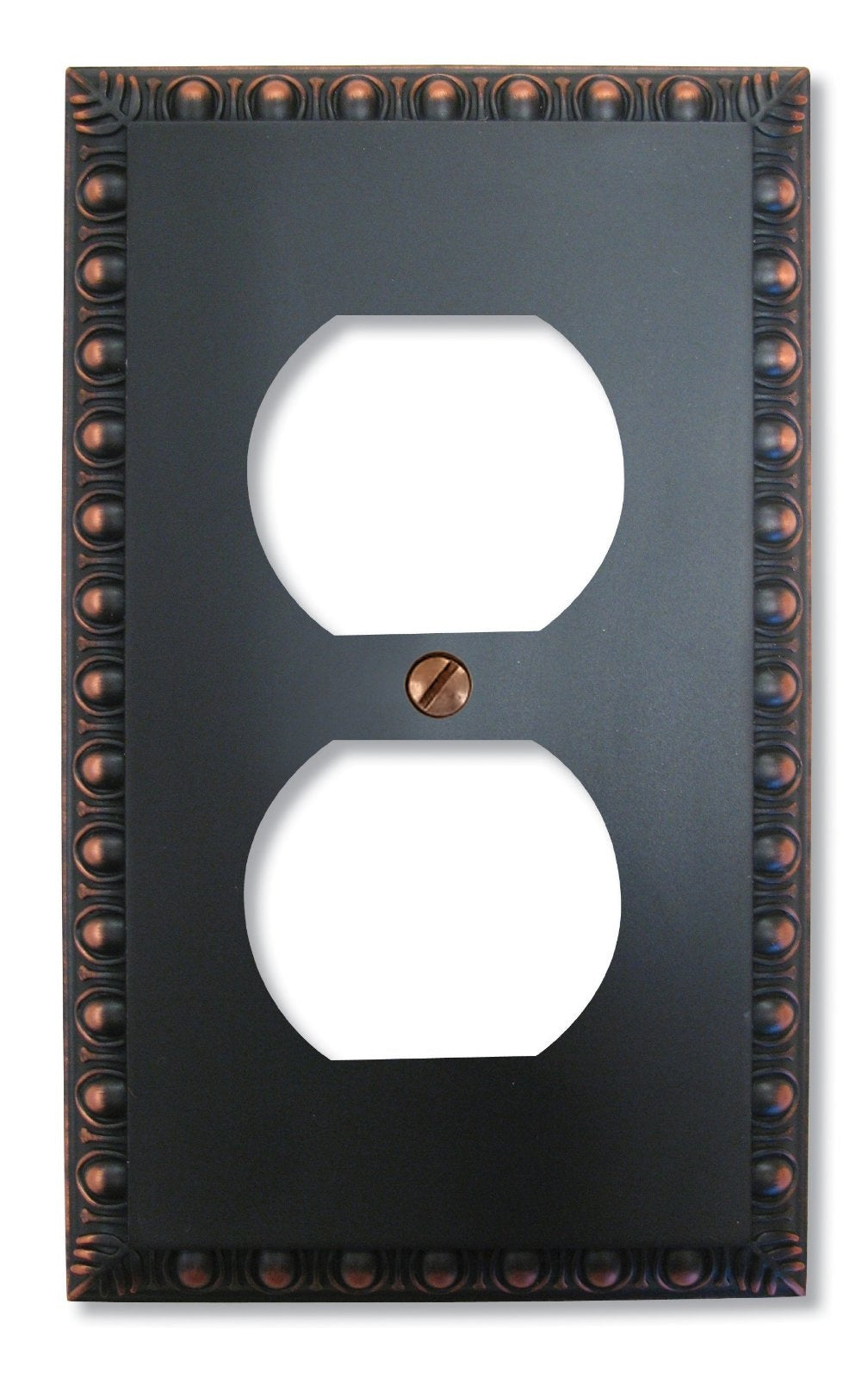 Amertac 90DVB Renaissance 1 Gang Duplex Wall Plate, Aged Bronze