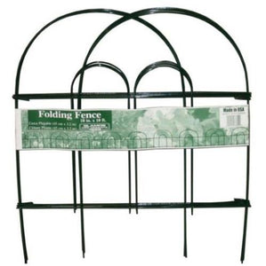 Glamos Wire 778009 Folding Wire Fence, Green, 18'' x 10'