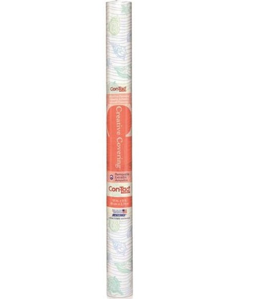 Con-Tact Brand 09F-C9A0E3-12 Self-Adhesive Shelf and Drawer Liner, Seaside, 18" X 9&#039;