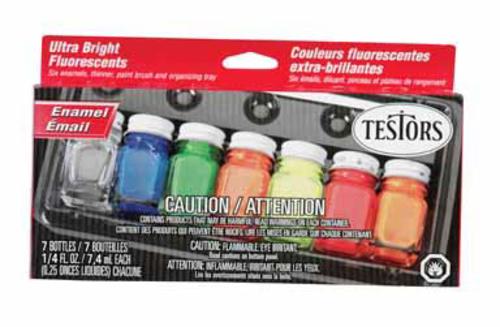 Testors 9132X Ultra Bright Enamel Hobby Paint Kit