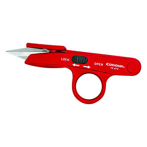 Corona FS-4110 Hydroponic Finger Micro Snip with Plastic Handle, 1-1/4" Blade