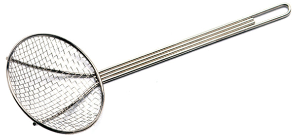 Bayou Classic 0186 Small Mesh Skimmer, Nickel Plated, 18"