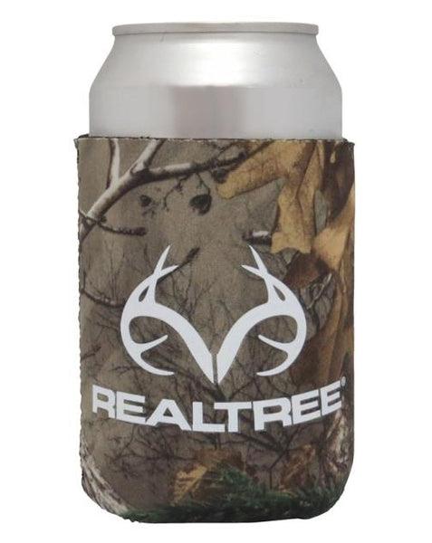 Realtree RMC5200 Magnetic Can Cooler, Camo White Body, 5" x 4"
