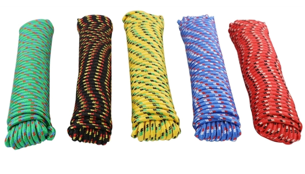 Prosource 706036-PDQ Diamond Braided Rope, 3/8" x 100'