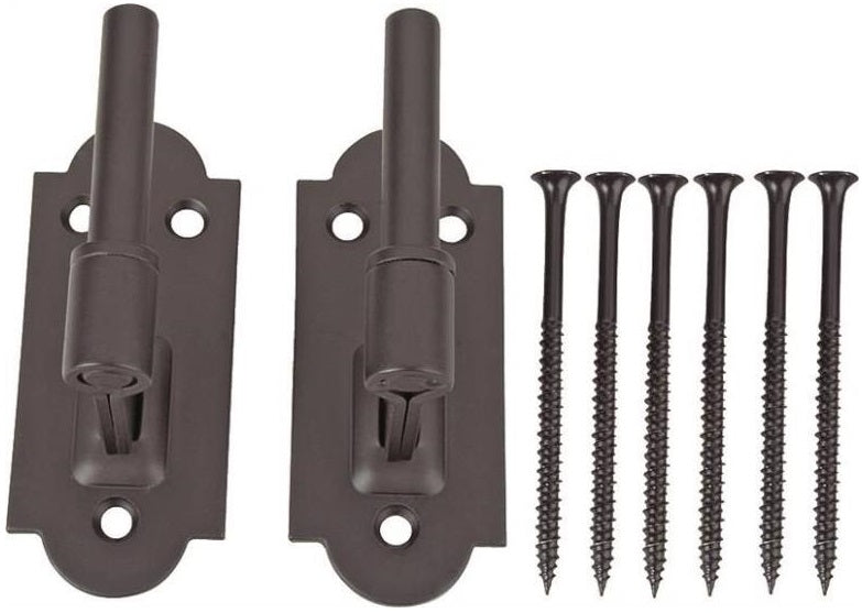 Prosource SH-S08-PS Shutter Pintels, 1-1/2", Black Powder Coated, 2/Pack