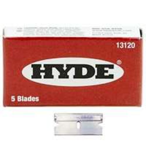 Hyde 13120 Single Edge Razor Blade, Box of 5