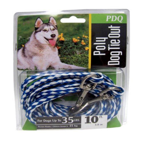 PDQ Q2410-000-99 Poly Rope Tie Out, 10'