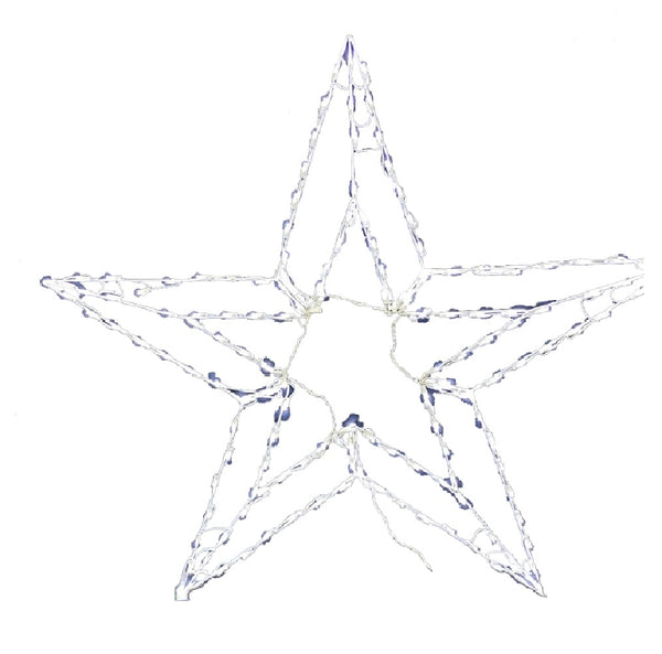 Santas Forest 60402 Star Ornament, Metal and Plastic