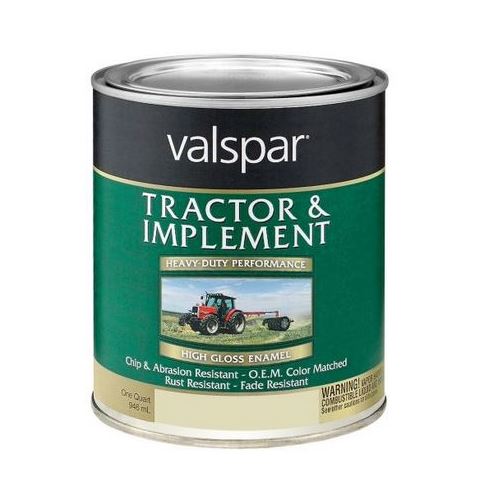 Valspar 018.4432-13.005 Tractor & Implement Enamel, 1 Quart, Ford Gray