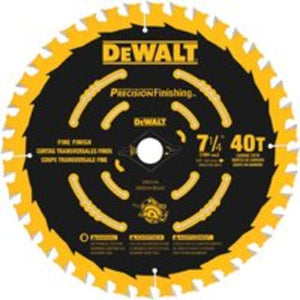 DeWalt DW3594B10 40-Teeth Circular Saw Blades, 7-1/4"