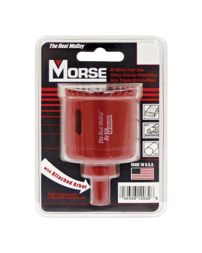Mk Morse MHSA32C TAC32 Real McCoy Bi-Metal Hole Saw, Red, 2"