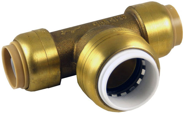 Sharkbite SUIP363A Push-to-Connect PVC Slip Tee, 1/2" x 1/2" x 1/2"