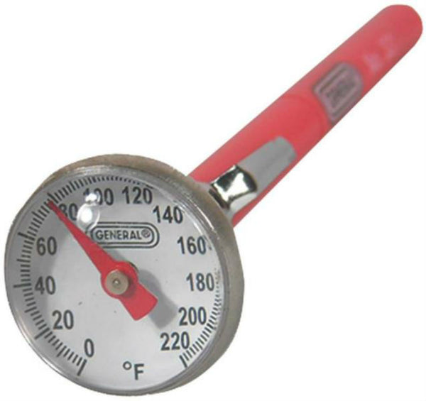 General 321 Analog Thermometer, Stainless Steel