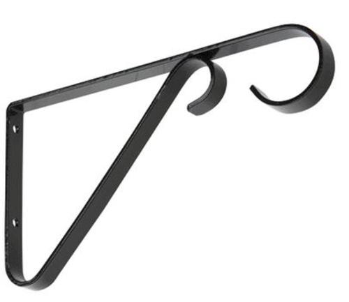 Stanley Hardware 274-514 Plant Brackets, Black, 6"