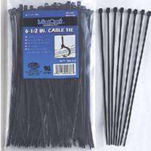 ProSource CV165W-1003L Cable Tie, Nylon, Black