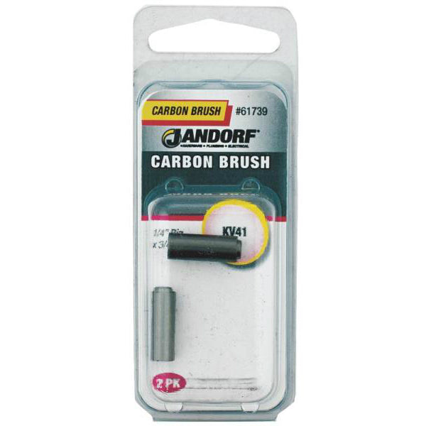 Jandorf 61739 SKV41 Motor Carbon Brush, 1/4" x 1/2" x 3/4"