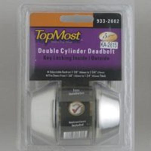 Toolbasix D102SS-BP Double Cylinder Deadbolt Stainless Steel Box