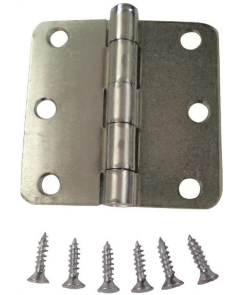 Prosource LR-110-PS Mortise Screen Door Hinge, 3"L x 3"W, Zinc